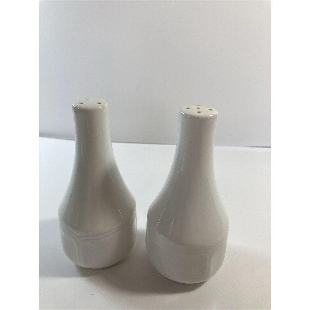 Vintage White Salt and Pepper Shakers Made in Japan